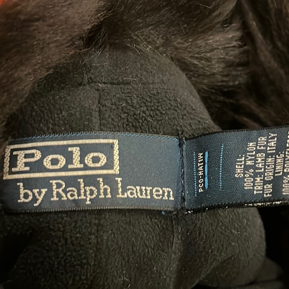 Polo Ralph Lauren Trapper Skit Winter hat Lambs Fur Italy Men’s Large/XL vintage - Picture 8 of 13